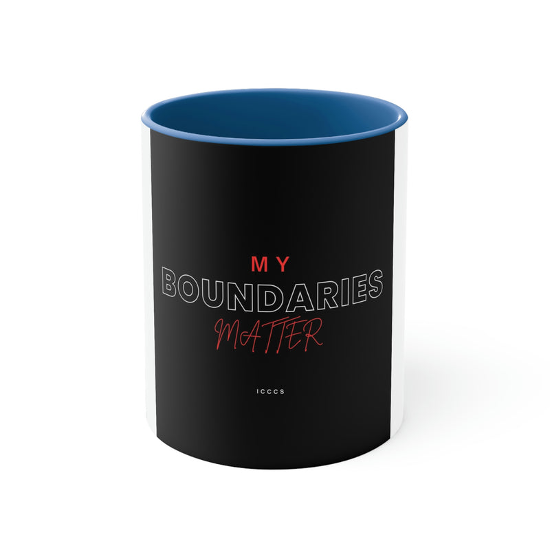 My Boundaries Matter Accent Coffee Mug, 11oz