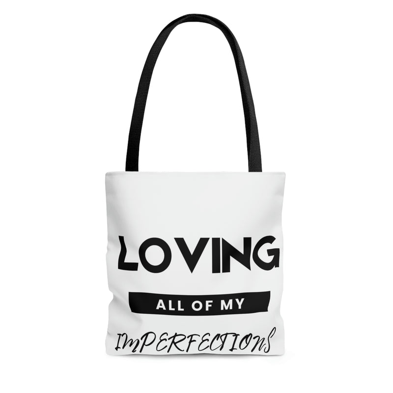 Loving All My Imperfections AOP Tote Bag