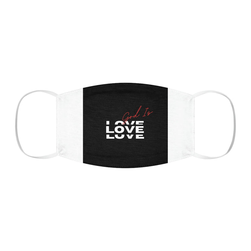 God is Love Snug-Fit Polyester Face Mask