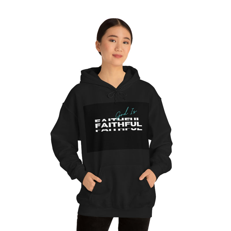 God Is Faithful Unisex Heavy Blend™ Hooded Sweatshirt