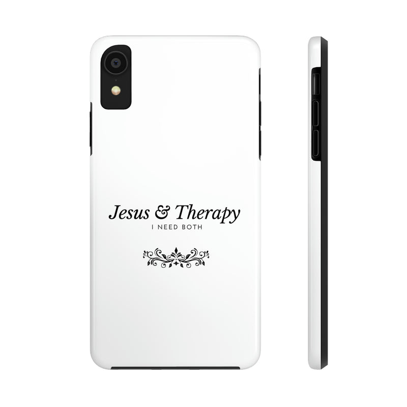 Jesus & Therapy – I Need Both Tough Phone Cases, Case-Mate