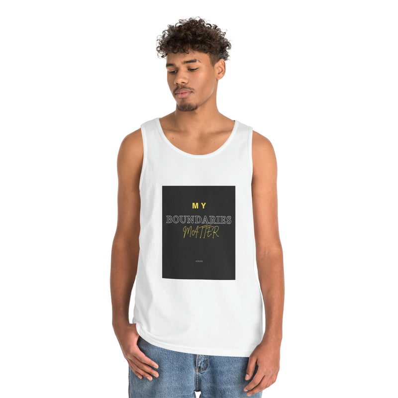 My Boundaries Matter Unisex Heavy Cotton Tank Top