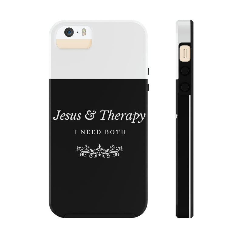 Jesus & Therapy – I Need Both Tough Phone Cases, Case-Mate