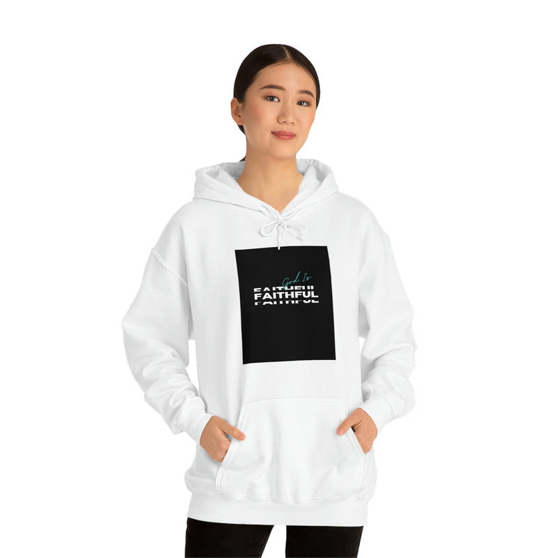 God Is Faithful Unisex Heavy Blend™ Hooded Sweatshirt