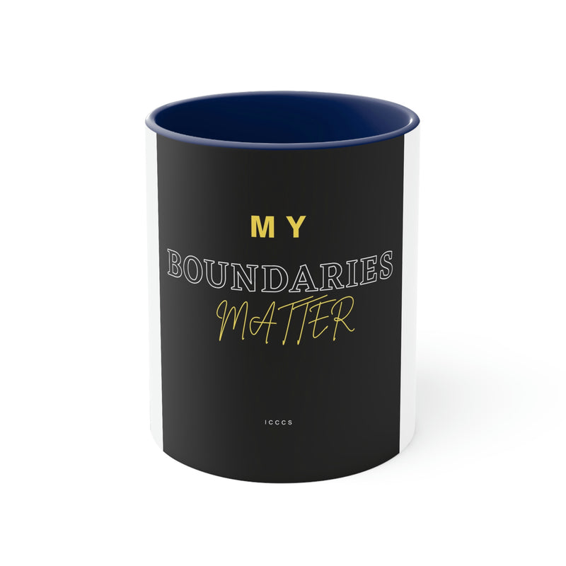 My Boundaries Matter Accent Coffee Mug, 11oz