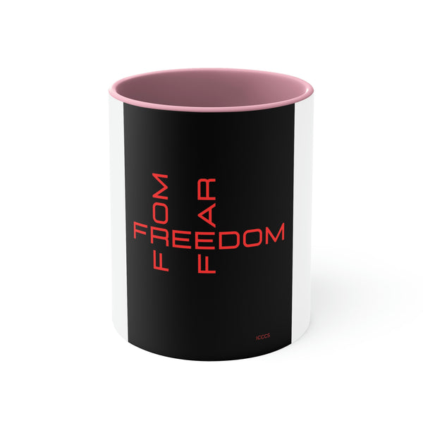 Freedom From Fear Accent Coffee Mug, 11oz